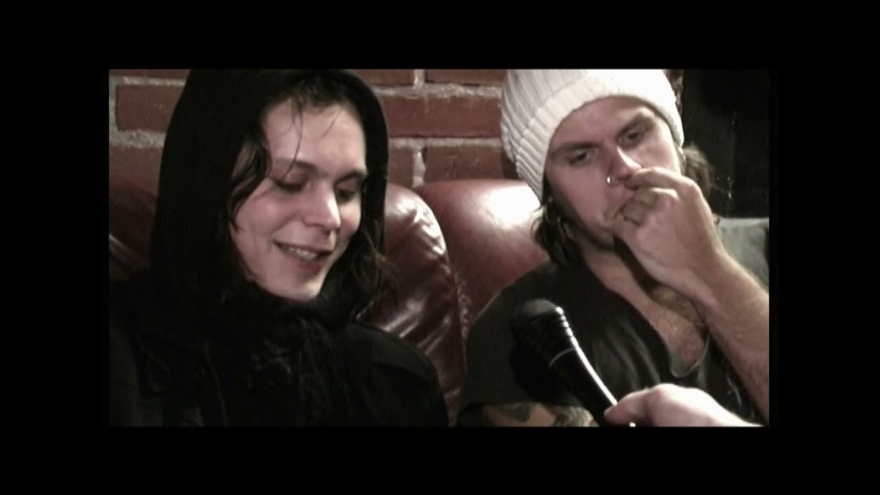 Interview with Ville Valo and Migé Amour at Pakkahuone in Tampere 2002.