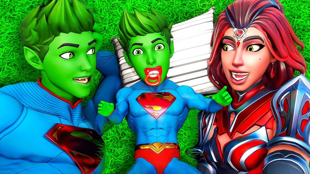DIE LIEBE in der SUPERHELDEN SCHULE in Fortnite! 🦸‍♂️ - DER GANZE FILM
