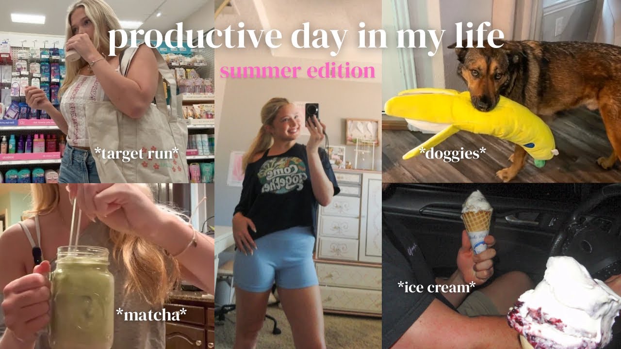 productive day in my life *summer edition*