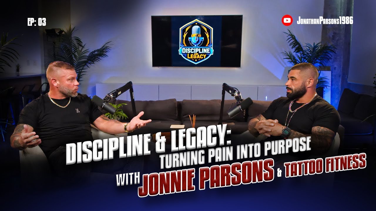 Episode 3 Discipline & Legacy: Turning Pain into Purpose with Tattoo Fitness । Jonathan Parsons 1986