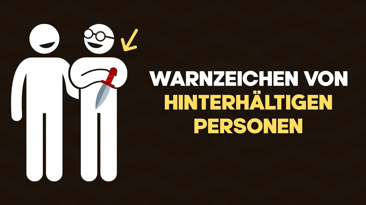 Sei vorsichtig! Warnzeichen, dass du es mit einer falschen und hinterhältigen Person zu tun hast!