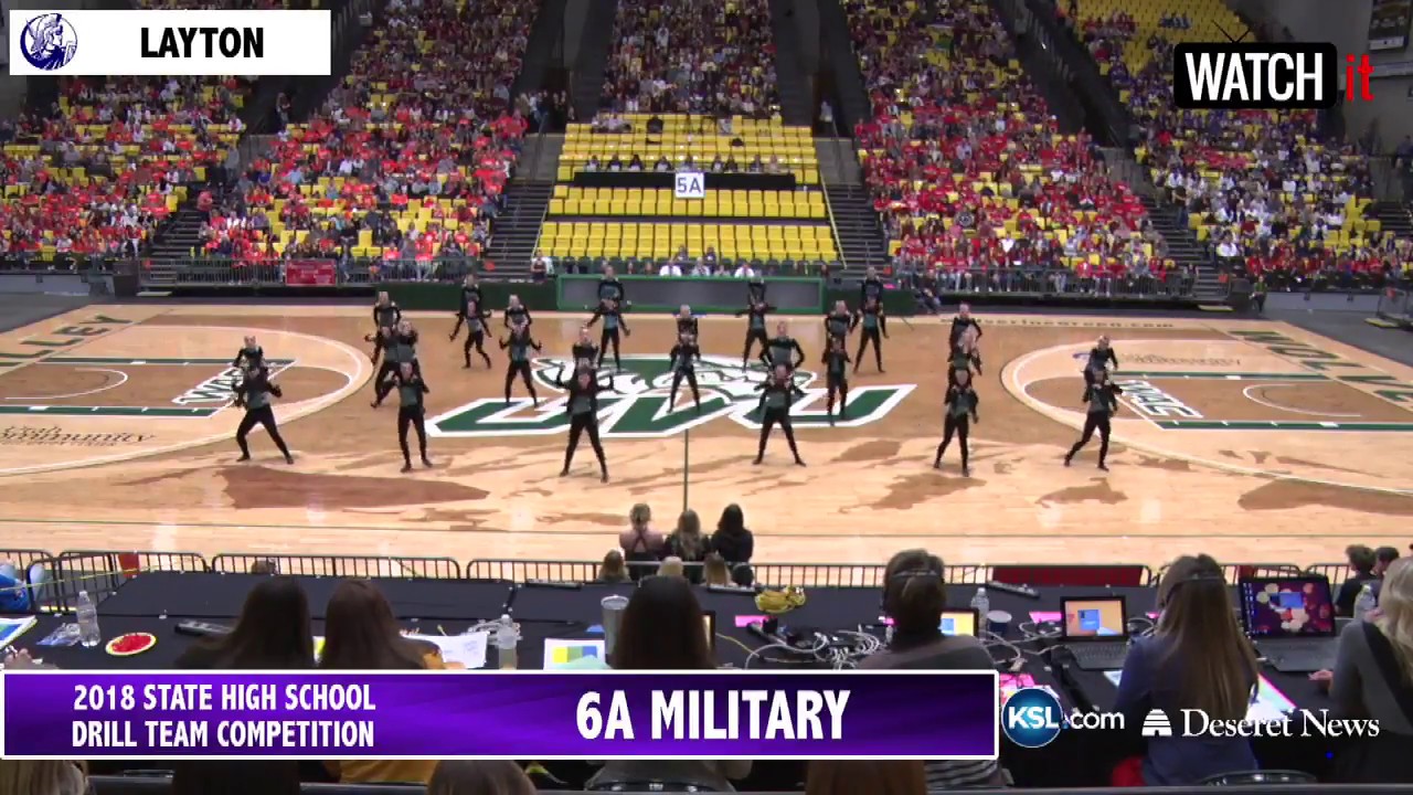 6A 5A Drill Team UHSAA 2018 State Tournament Finals