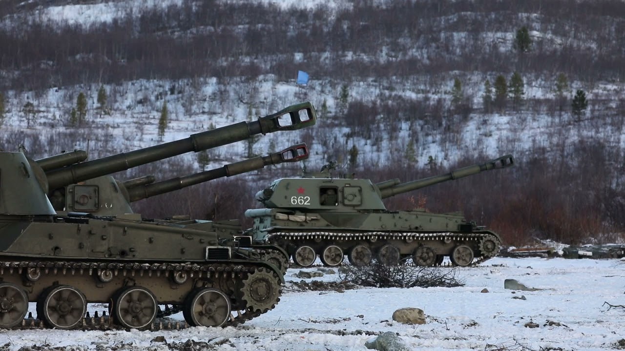 Self-propelled artillery installation 2S3 