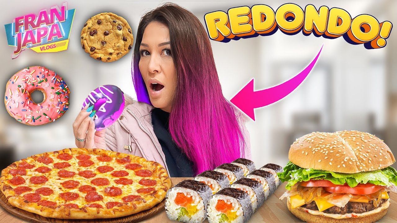 COMENDO TUDO REDONDO POR UM DIA INTEIRO - Fran Japa