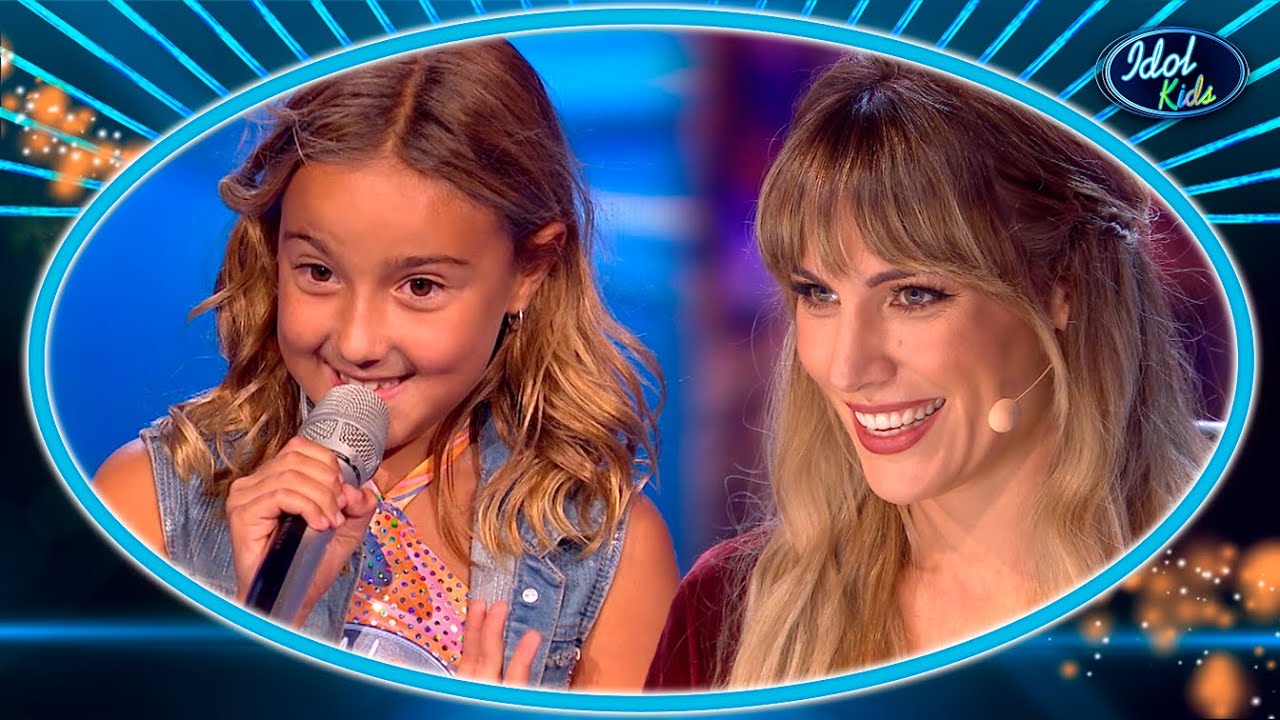 TODOS la MIRAN: MIREIA, de 9 años, se TRANSFORMA en GLORIA TREVI | Los Castings 2 | Idol Kids 2020