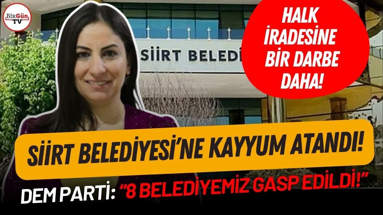 HALK İRADESİNE BİR DARBE DAHA: Siirt Belediyesi'ne kayyum atandı! Yurttaşlar belediye önünde...