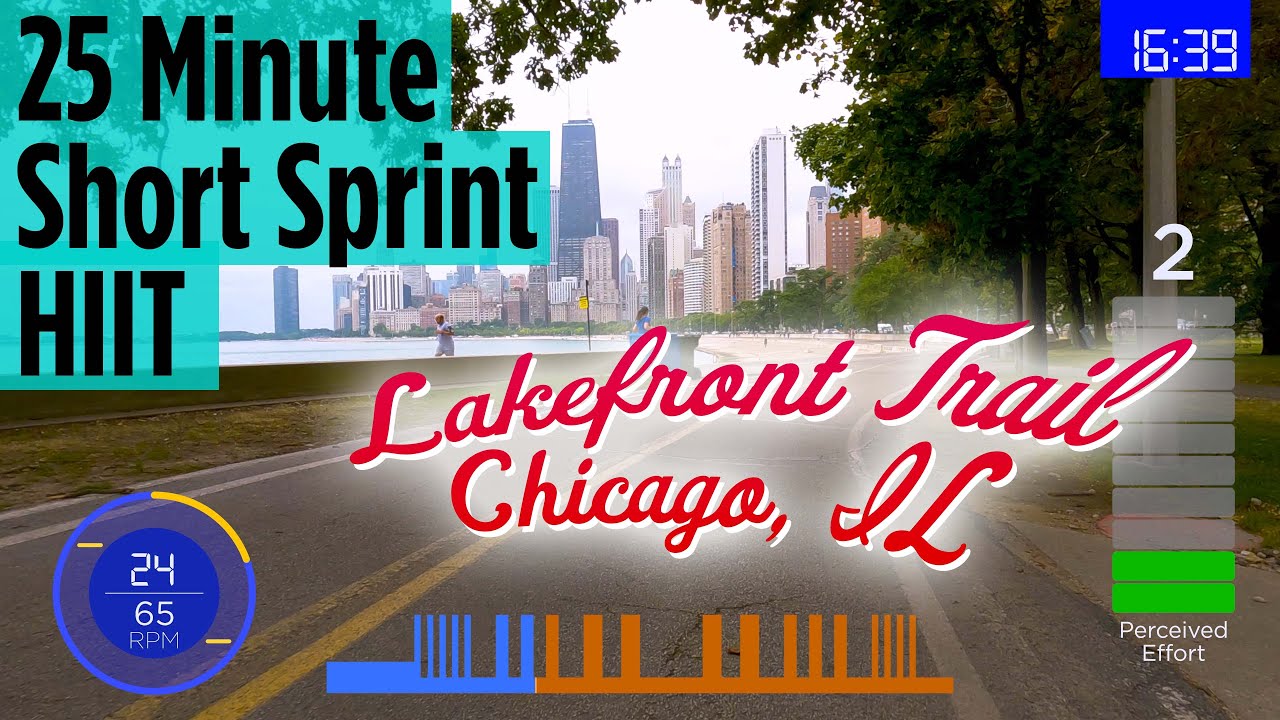 25 Minute Short Sprint HIIT | Indoor Cycling Workout | Chicago, Illinois
