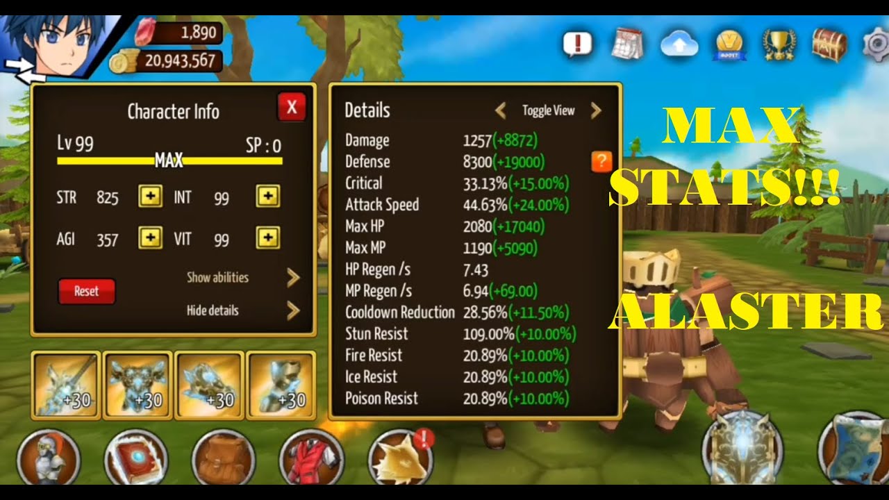 Epic Conquest Alaster Max Build