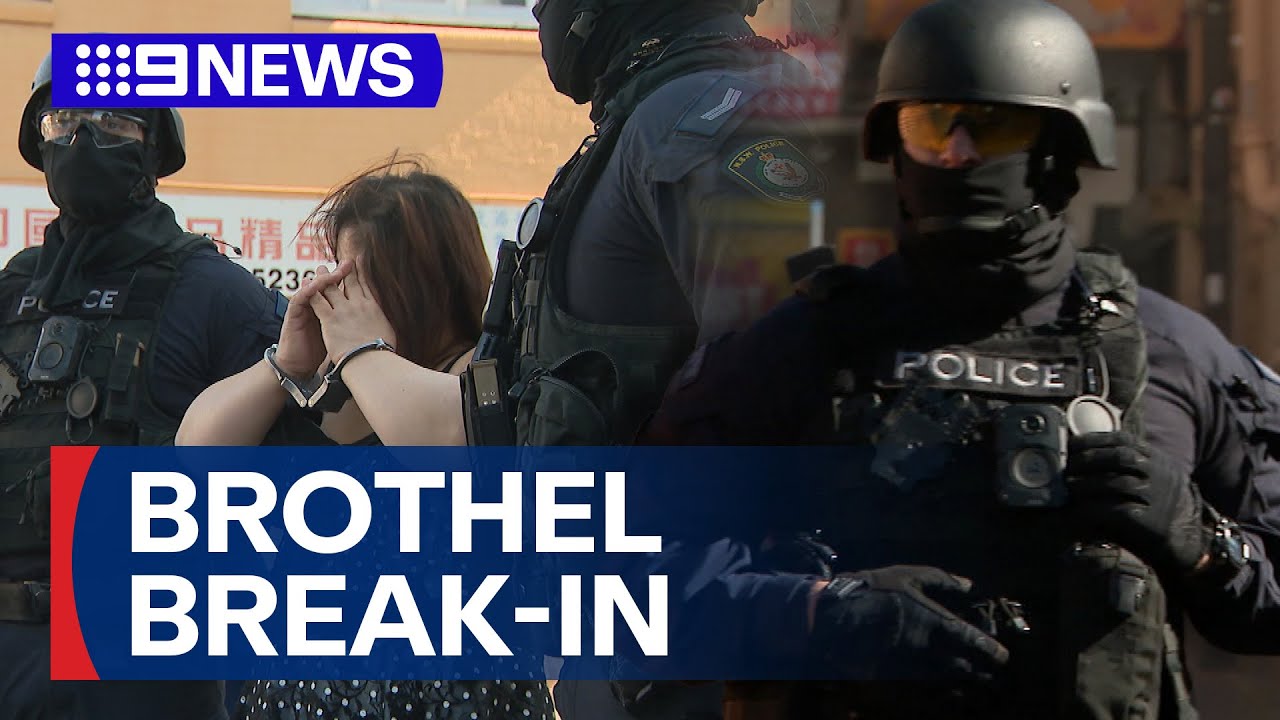 Brothel raid uncovers alleged sophisticated drug supply network | 9 News Australia