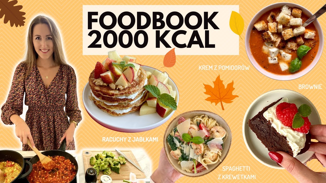 Co jem w ciągu dnia? 🤗 Foodbook 2000 kcal 🍤🍎 | Racuchy, klasyczne brownie, spaghetti z krewetkami!