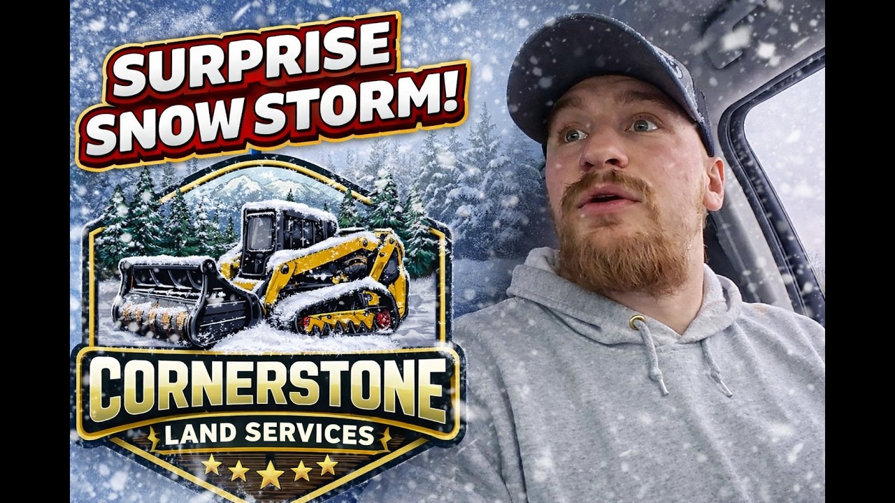 We Weren’t Ready for This… Unexpected Snow Fall Hits Us! ❄️🚜