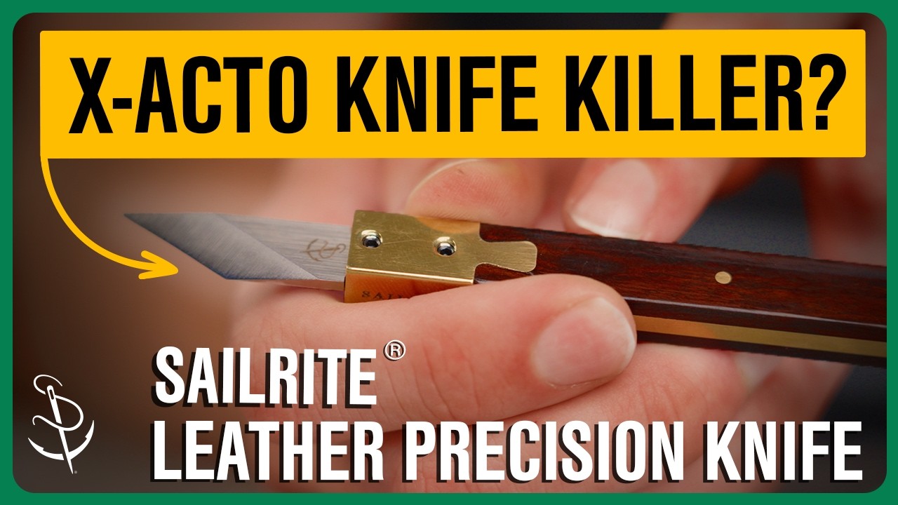 My SECRET to Precise Cuts | Sailrite&reg; Leather Precision Knife