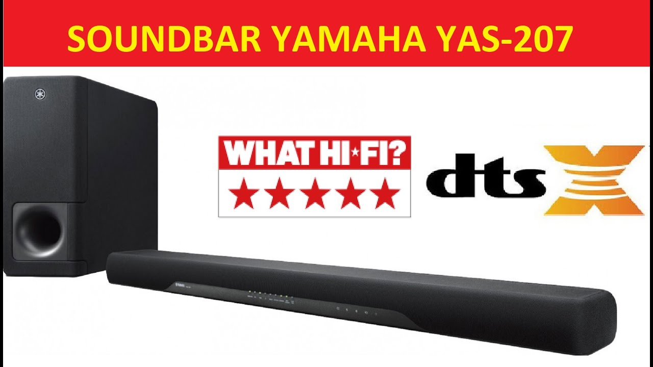 Обзор звуковой панели Yamaha YAS-207. SoundBar с DTS X
