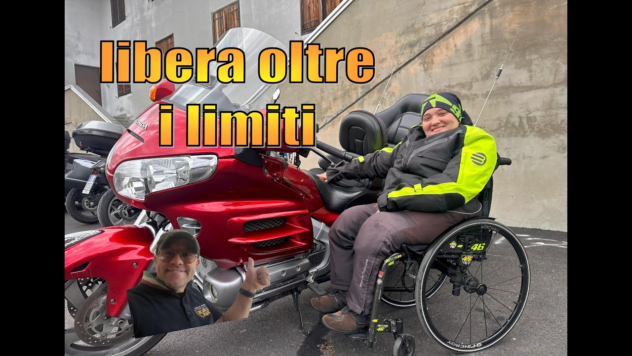 In sedia a rotelle&hellip; ma libera in moto! 🚀 La storia di Francesca sulla Goldwing col pap&agrave;