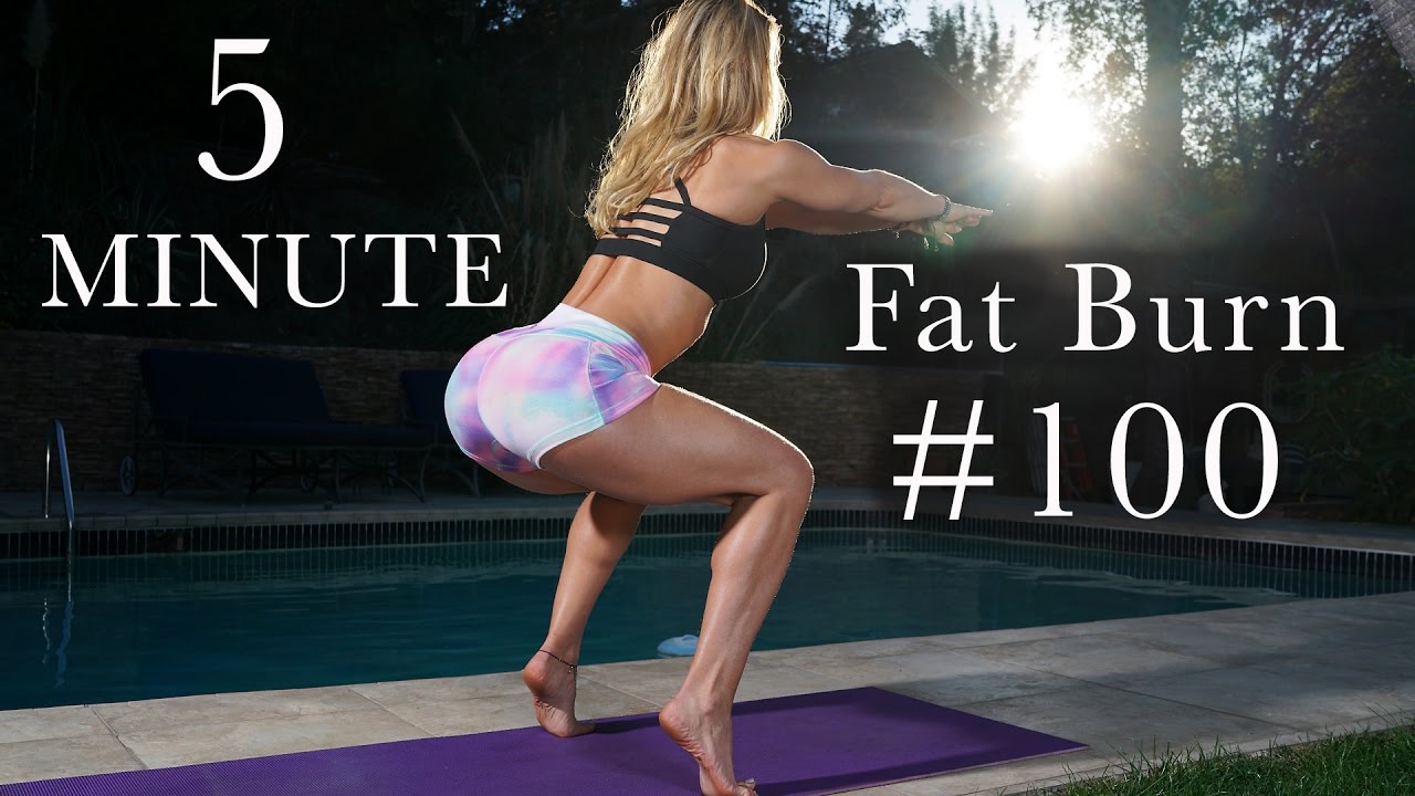 5 Minute Fat Burning Workout #100 - SPECIAL!!!