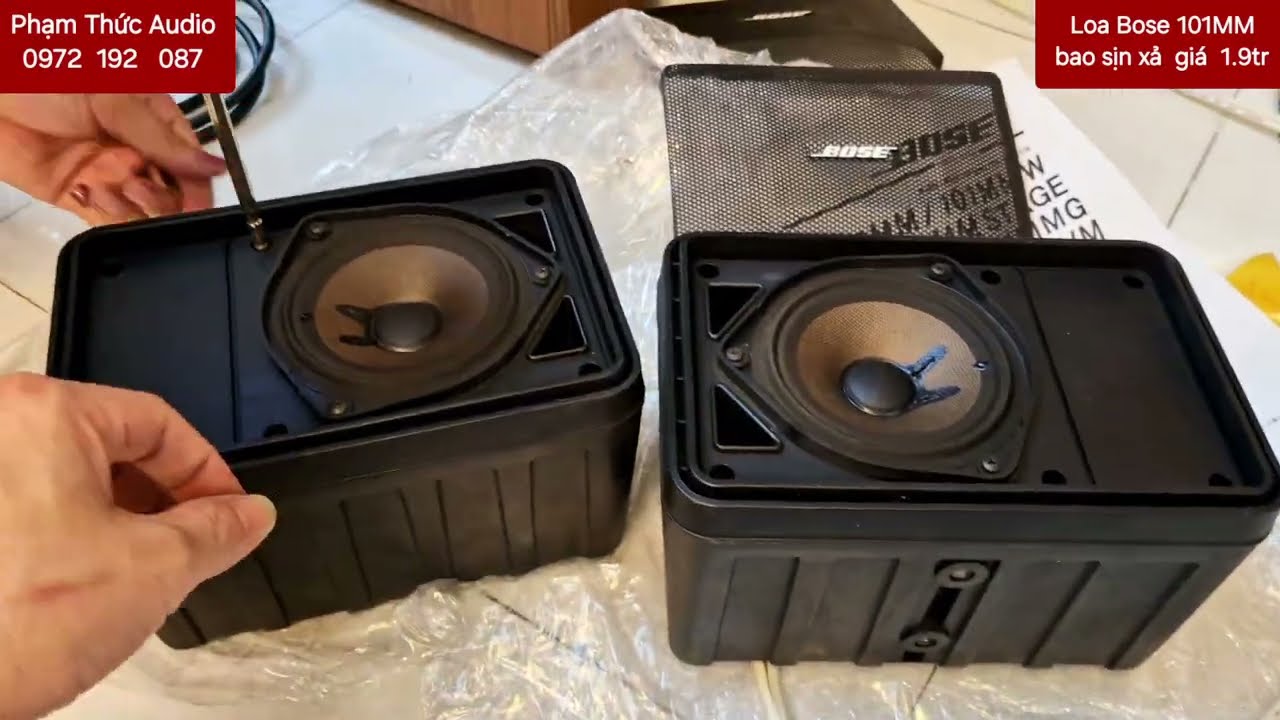 Bán lỗ cặp loa Bose 101MM   giá  1.9tr bao cước tặng dây trùng đôi