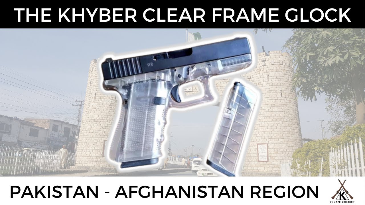 Khyber Made 9mm Glock 19 Gen4 Clone With Clear/Crystal Frame! | Darra / Peshawar, KPK, Pakistan