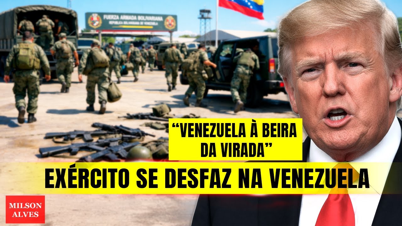 EXÉRCITO da VENEZUELA em DESMANCHE; Trump articula eleições venezuelanas