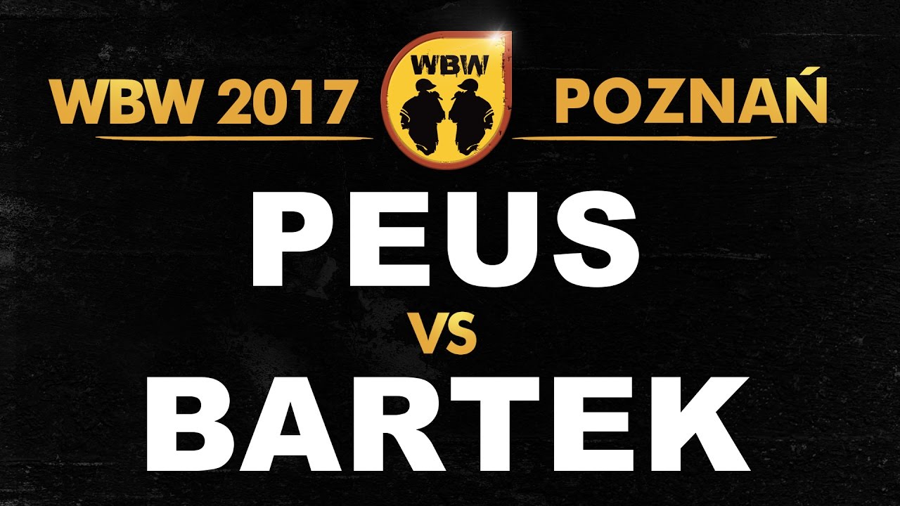 Peus 🆚 Bartek 🎤 WBW 2017 Poznań (freestyle rap battle)