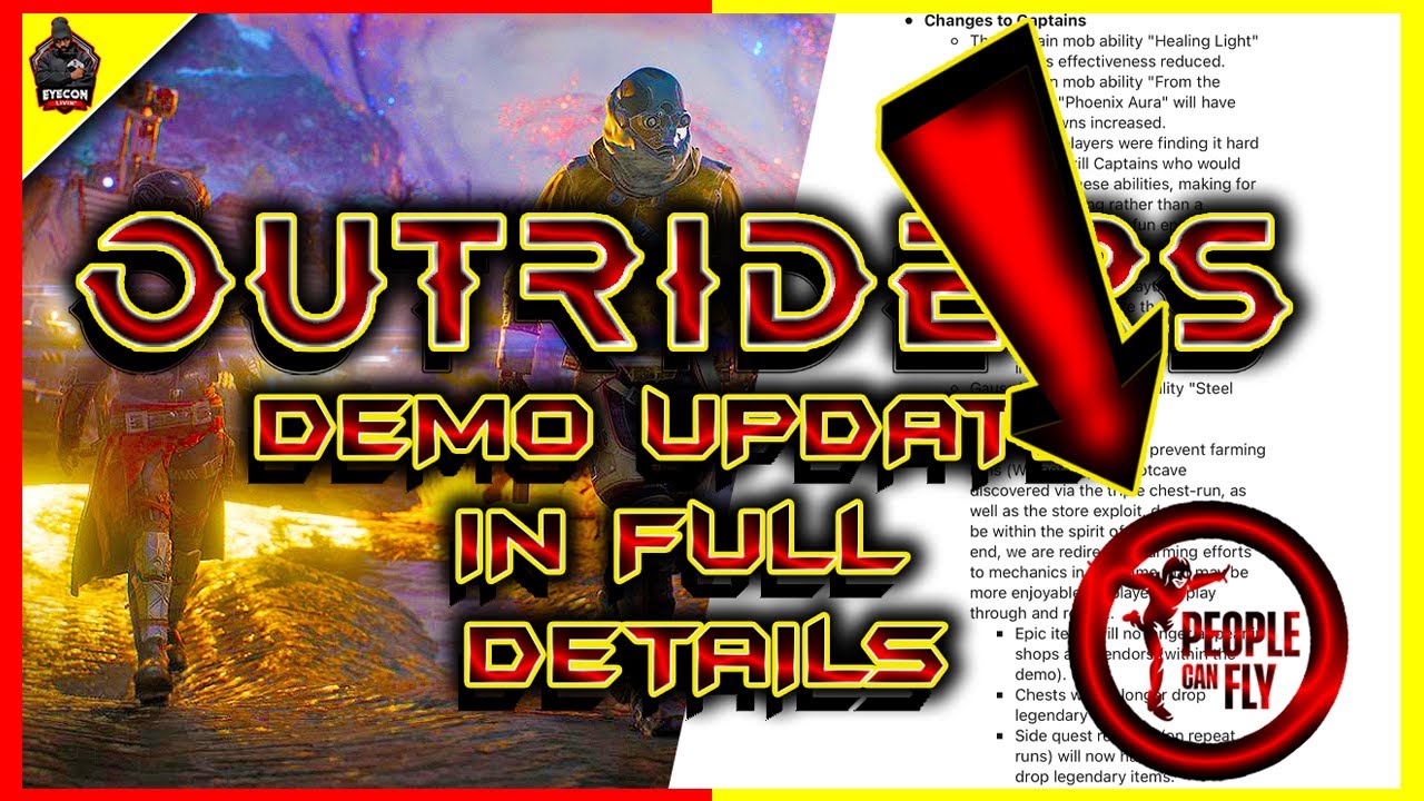 Outriders Update Might Have Made Things Harder
