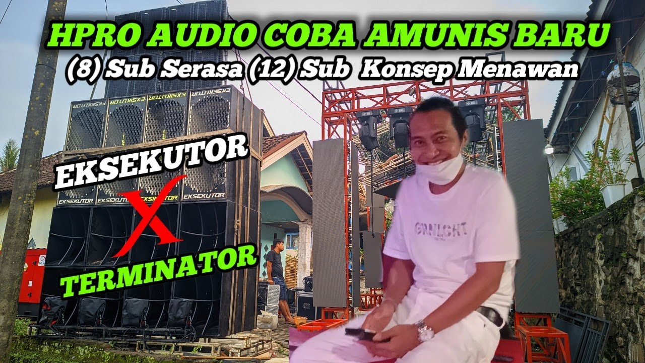 HPRO AUDIO 8 SUB SERASA 12 SUB KONSEP SANGAT MENAWAN HAJATAN HOREG DI DUSUN BANJIRAN LEBAK REJO 