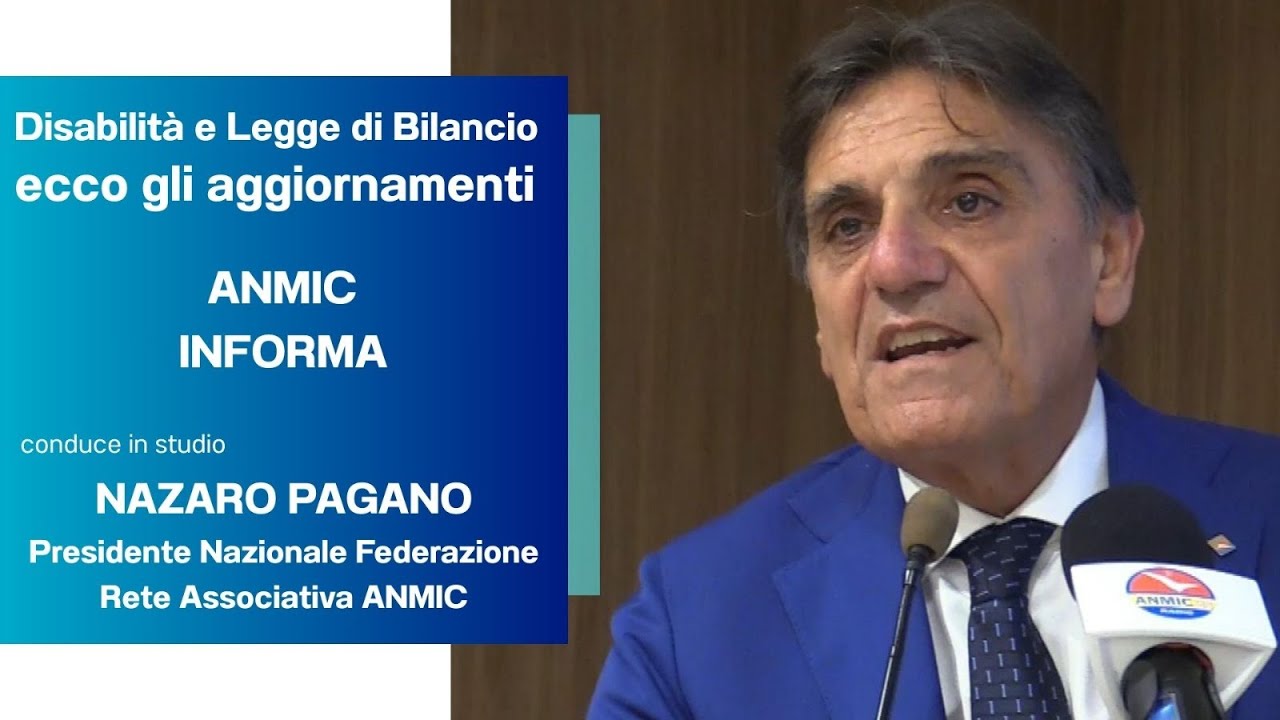 Carenze nella Legge di Bilancio: ANMIC chiede interventi più concreti e dignitosi