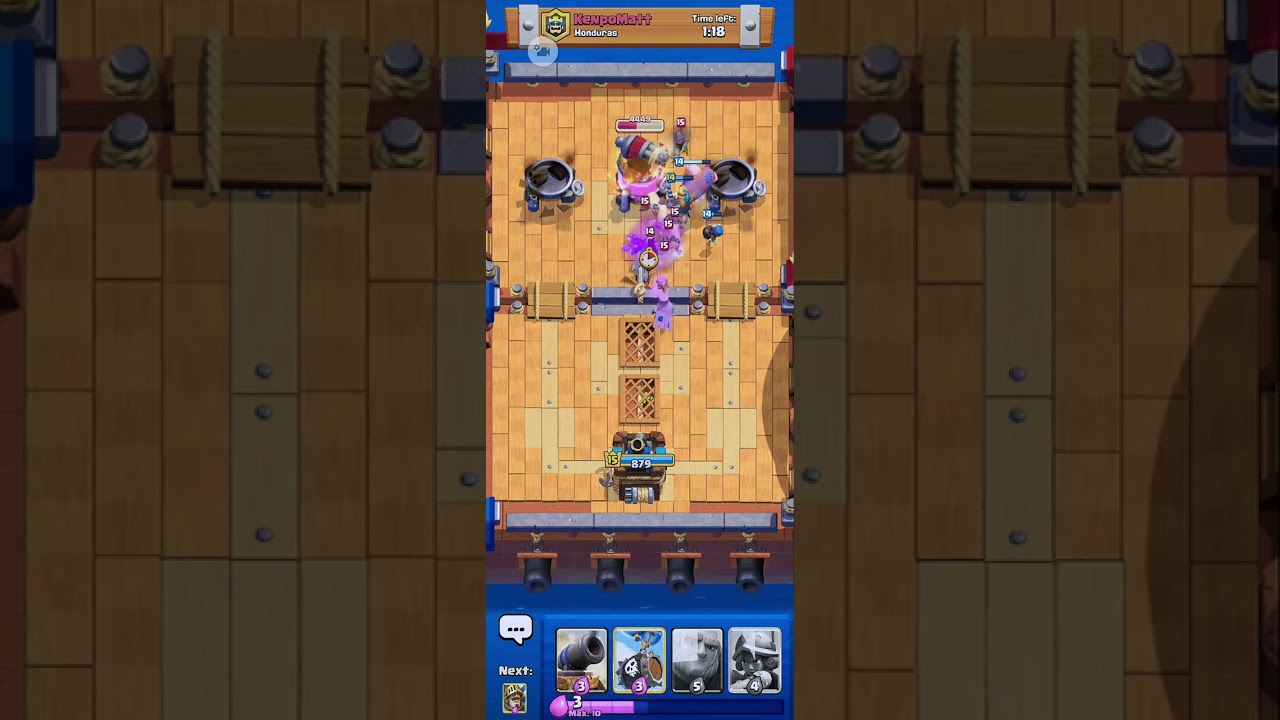 Zap and Ice Golem get in the way. 
