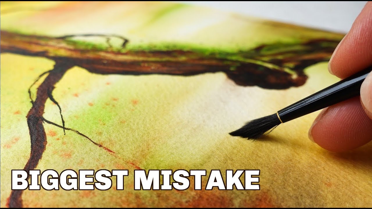 Probably the BIGGEST Watercolor Painting Mistake Every Beginner Makes