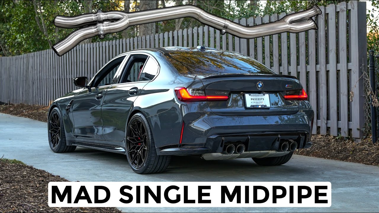Installing the MAD Single Midpipe on my G80 M3