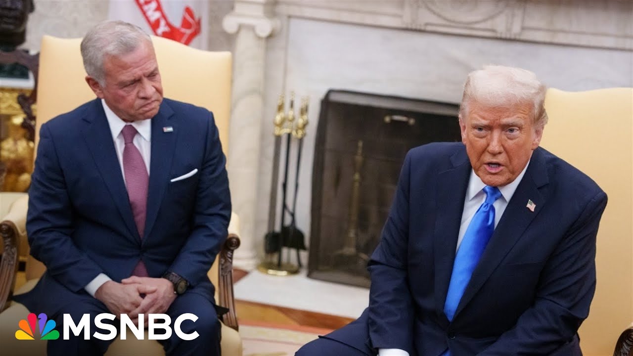 Full Video: Trump meets Jordan’s King Abdullah II in Oval Office and vows U.S. ‘will take Gaza’