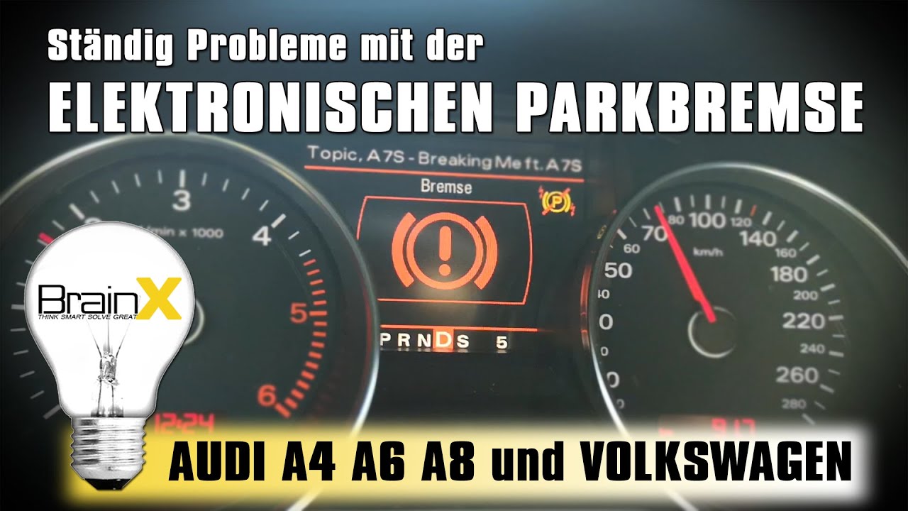 Elektrische Parkbremse Reparieren - Audi VW Skoda Seat
