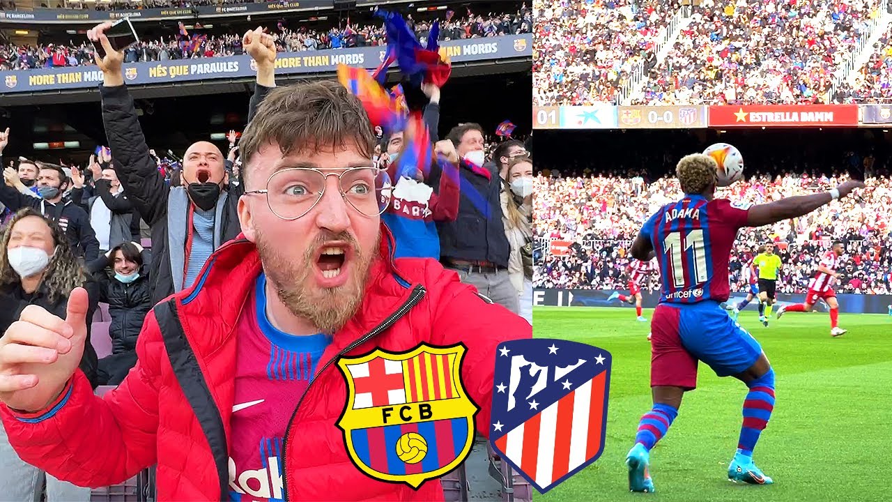 FC Barcelona vs. Atlético - Stadionvlog | 1. Reihe im Camp Nou - purer Wahnsinn 🔥⚽ | ViscaBarca