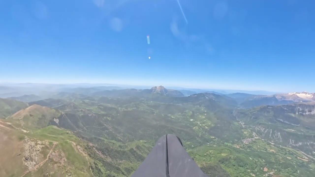 Vuelo en parapente Castejon de Sos- Aneto. 29 05 2025