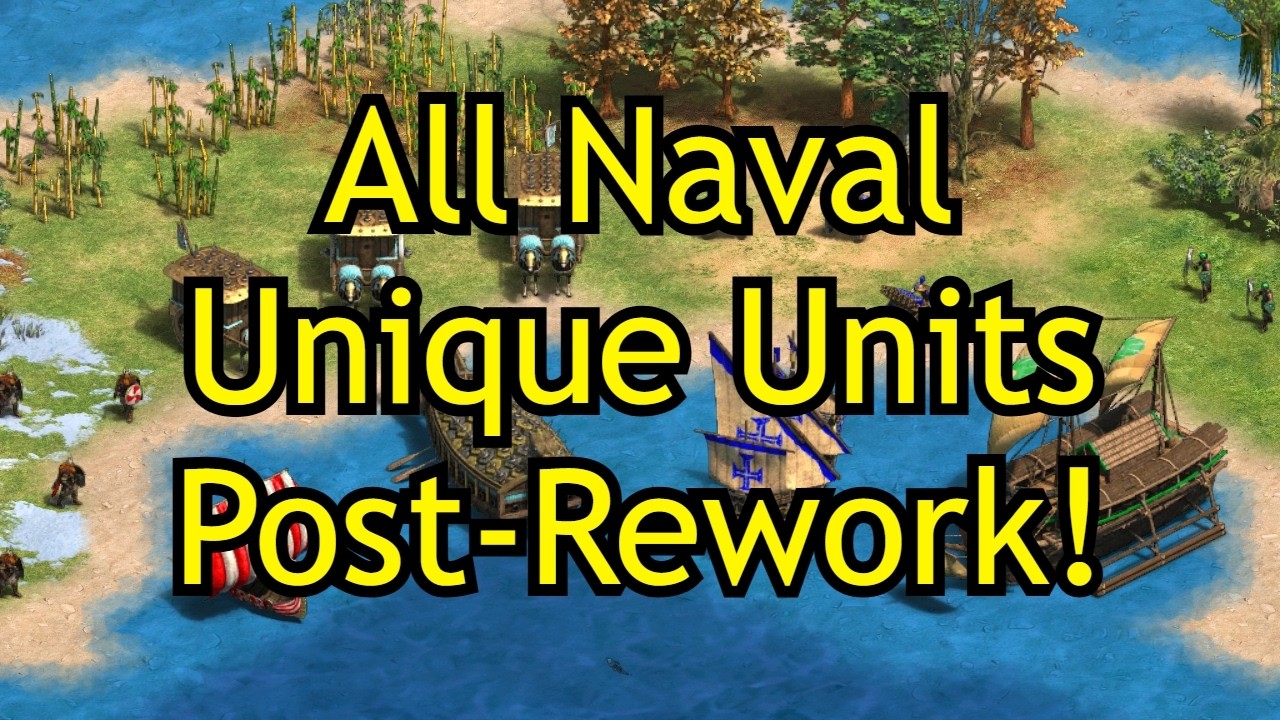 All Naval Unique Units Post-Rework! | AoE2: DE