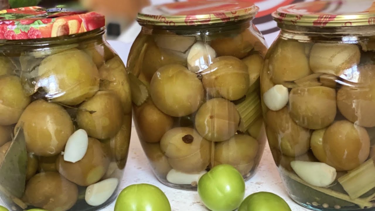 Маринованная алыча.