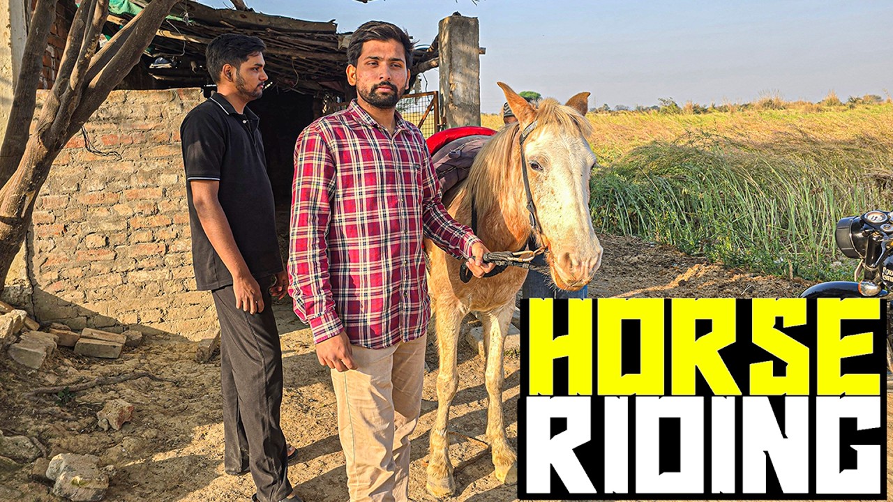 Ghoda Chalane Chale Gae Subah Subah 🏇 Hasi Hi Nahi Ruki 😂