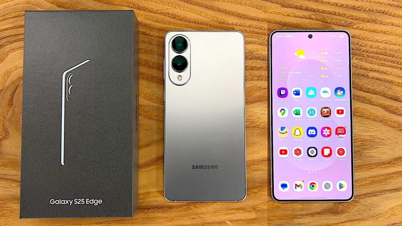 Samsung Galaxy S25 Edge Unboxing & First Impressions!
