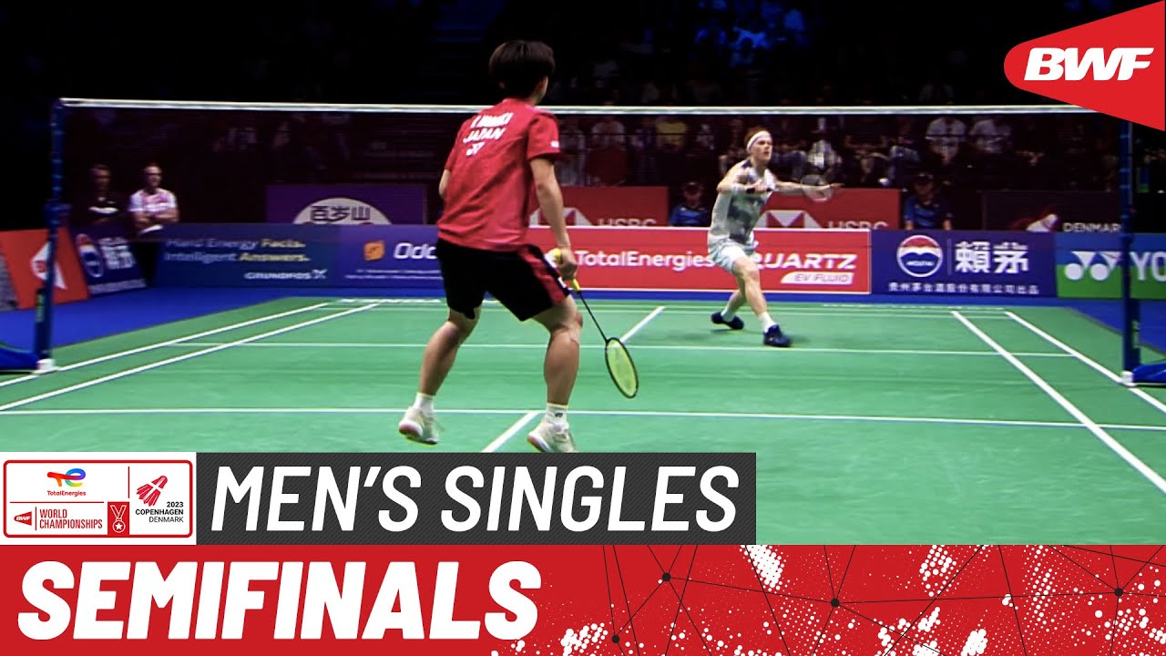 BWF World Championships 2023 | Kodai Naraoka (JPN) [4] vs. Anders Antonsen (DEN) [12] | SF