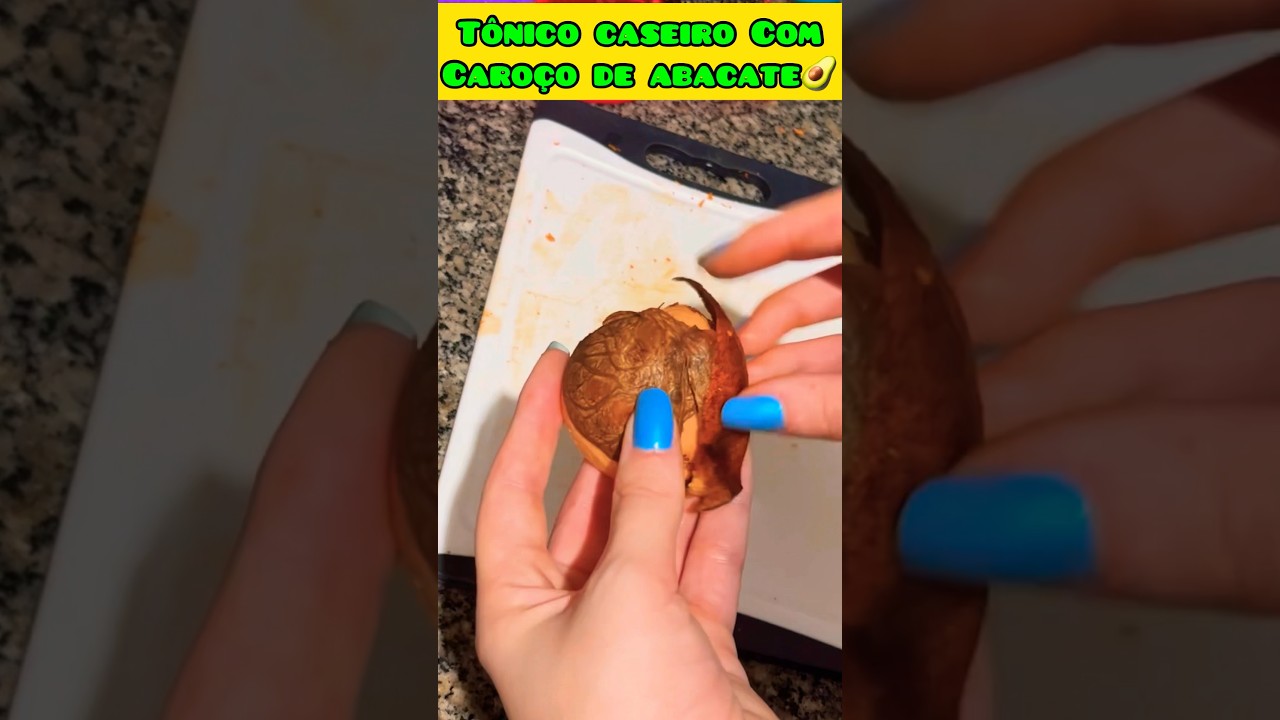 T&Ocirc;NICO CASEIRO CARO&Ccedil;O DE ABACATE 🥑 CRESCIMENTO CAPILAR #projetorapunzel #cabelos #shortsyoutube