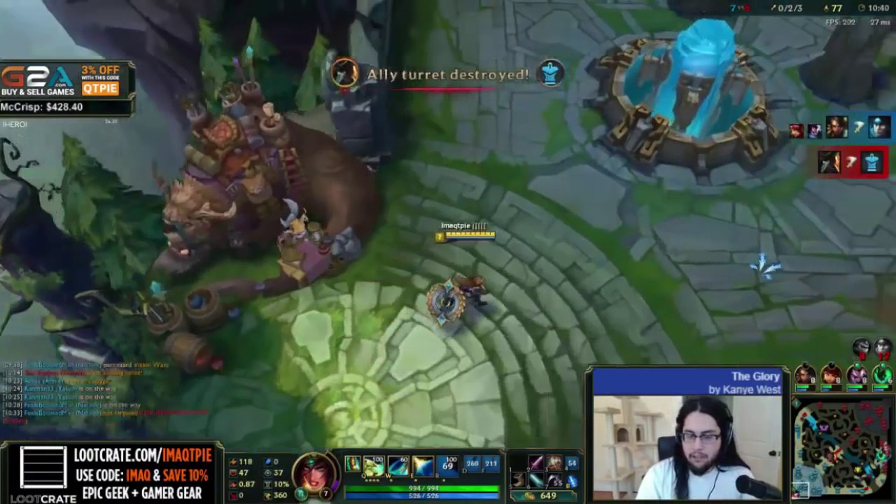 When Imaqtpie, Dom, Annie bot meet Tyler1 in game