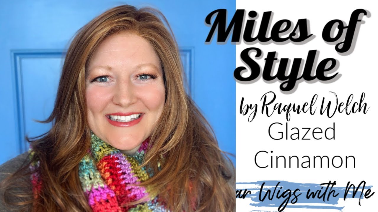 WIG REVIEW Miles of Style by Raquel Welch in the color Glazed Cinnamon