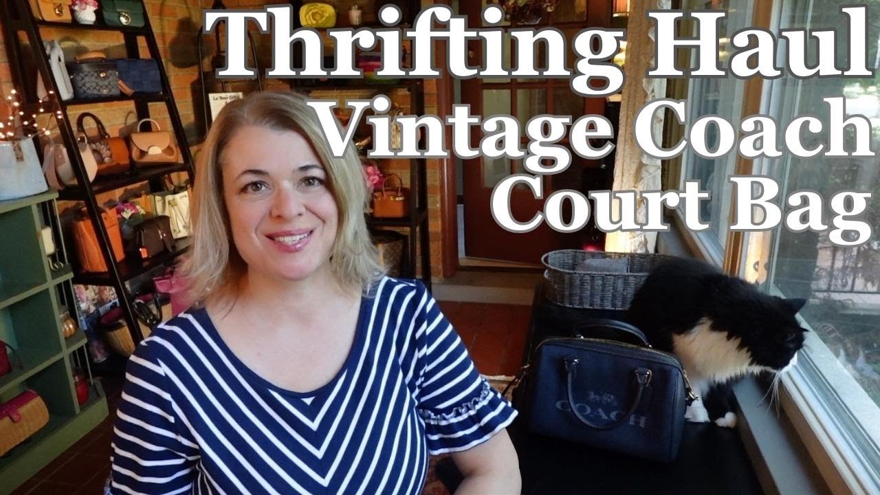 Thrifting Haul (Including Vintage Coach Court Bag)
