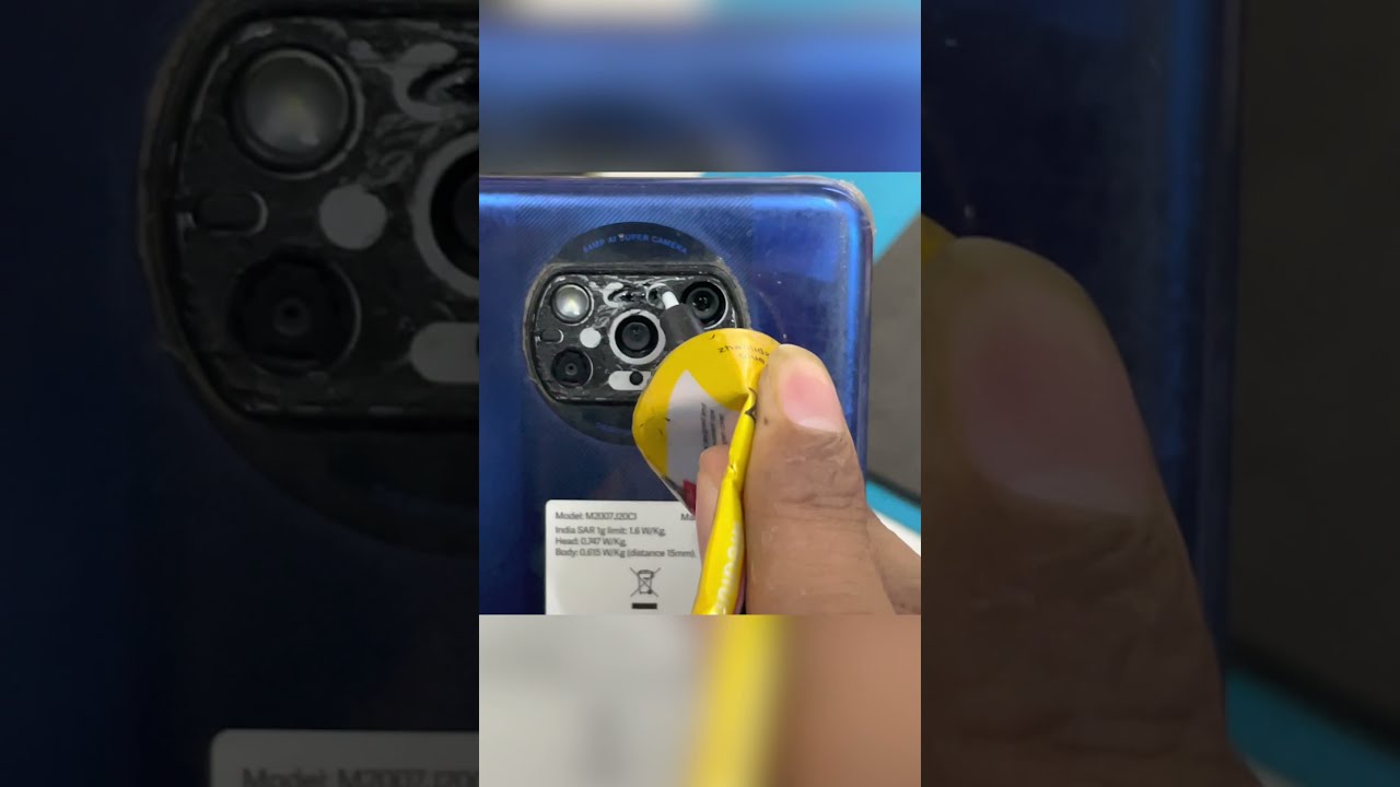 Poco X3 Pro Camera Lens Change || Poco X3 Rear Camera Glass Replacement