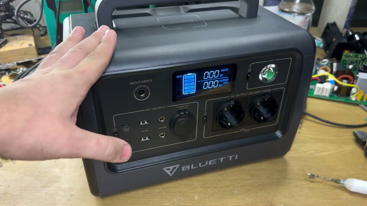 Bluetti EB70! Після зворотнього струму, та спроби ремонту клієнтом...