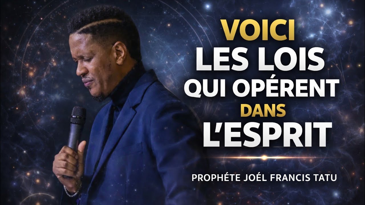 VOICI LES LOIS DE L'ESPRIT QUE TU NE DOIS PAS IGNORER/ PROPHÈTE JOËL FRANCIS TATU 