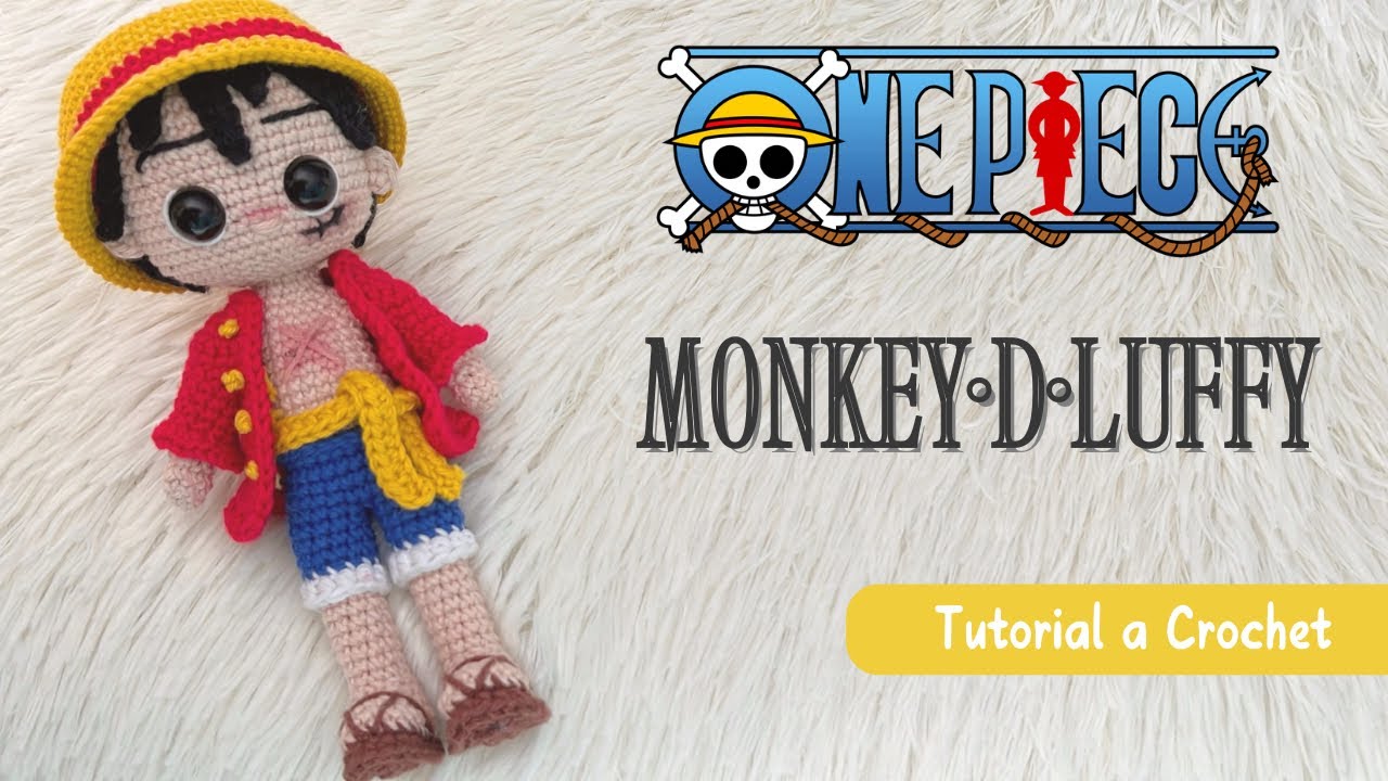 Luffy One Piece🏴‍☠️| Parte 1| Tutorial a Crochet| Amigurumi Mundo Crochet