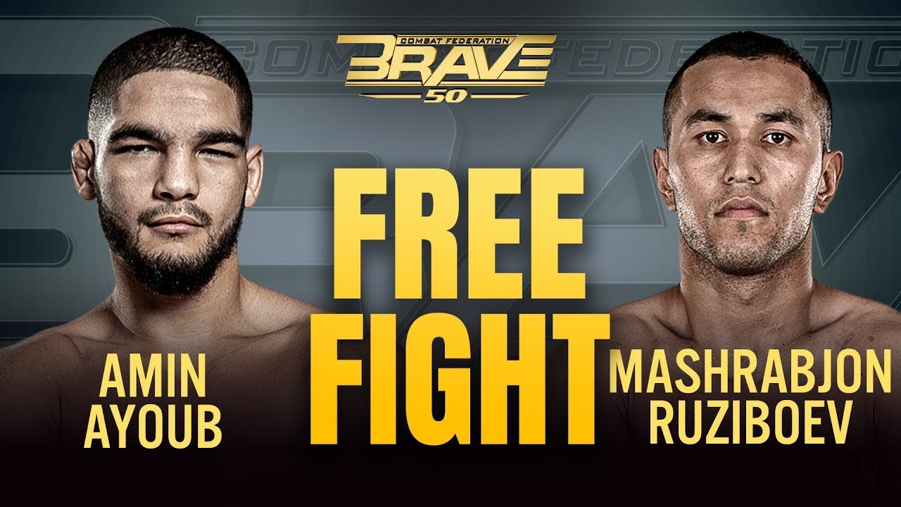 Mashrabjon Ruziboev vs Amin Ayoub | Free Fight | BRAVE CF Uzbekistan stars
