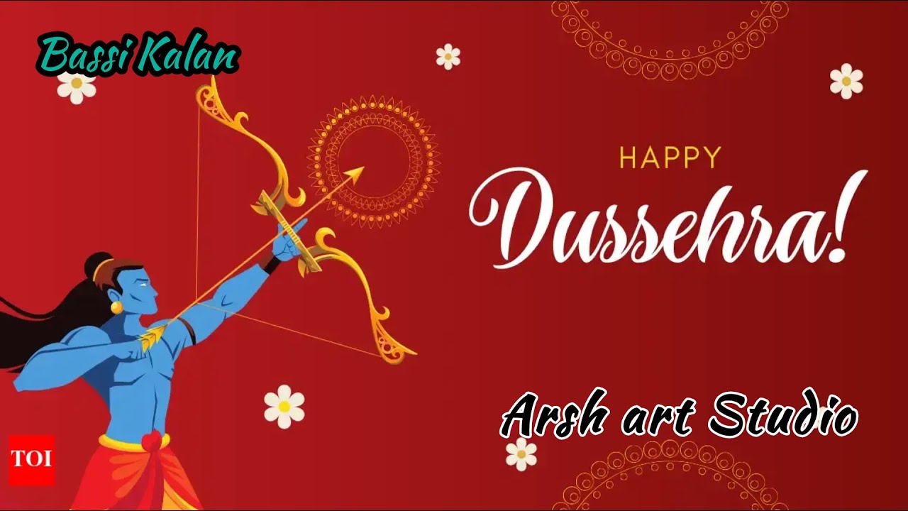 LIVE - HAPPY DUSSEHRA -VILL.BASSI KALAN - ARSSH ART STUDIO M.98152-64799