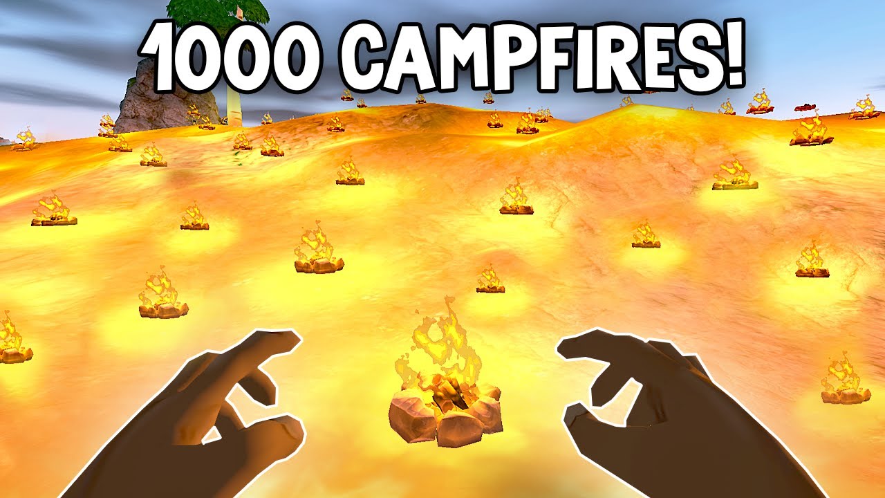 We Placed 1000 Campfires! - Tribals Survival