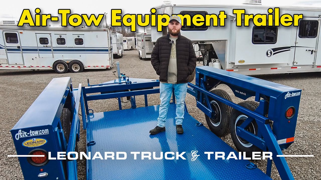 Air-Tow Equipment Trailer - Low Ground Clearance!